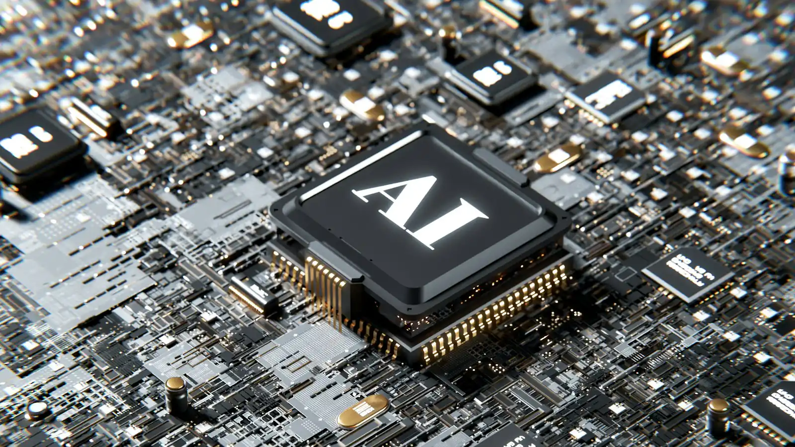 AI automation Perth — a computer chip with the letter a on top of it