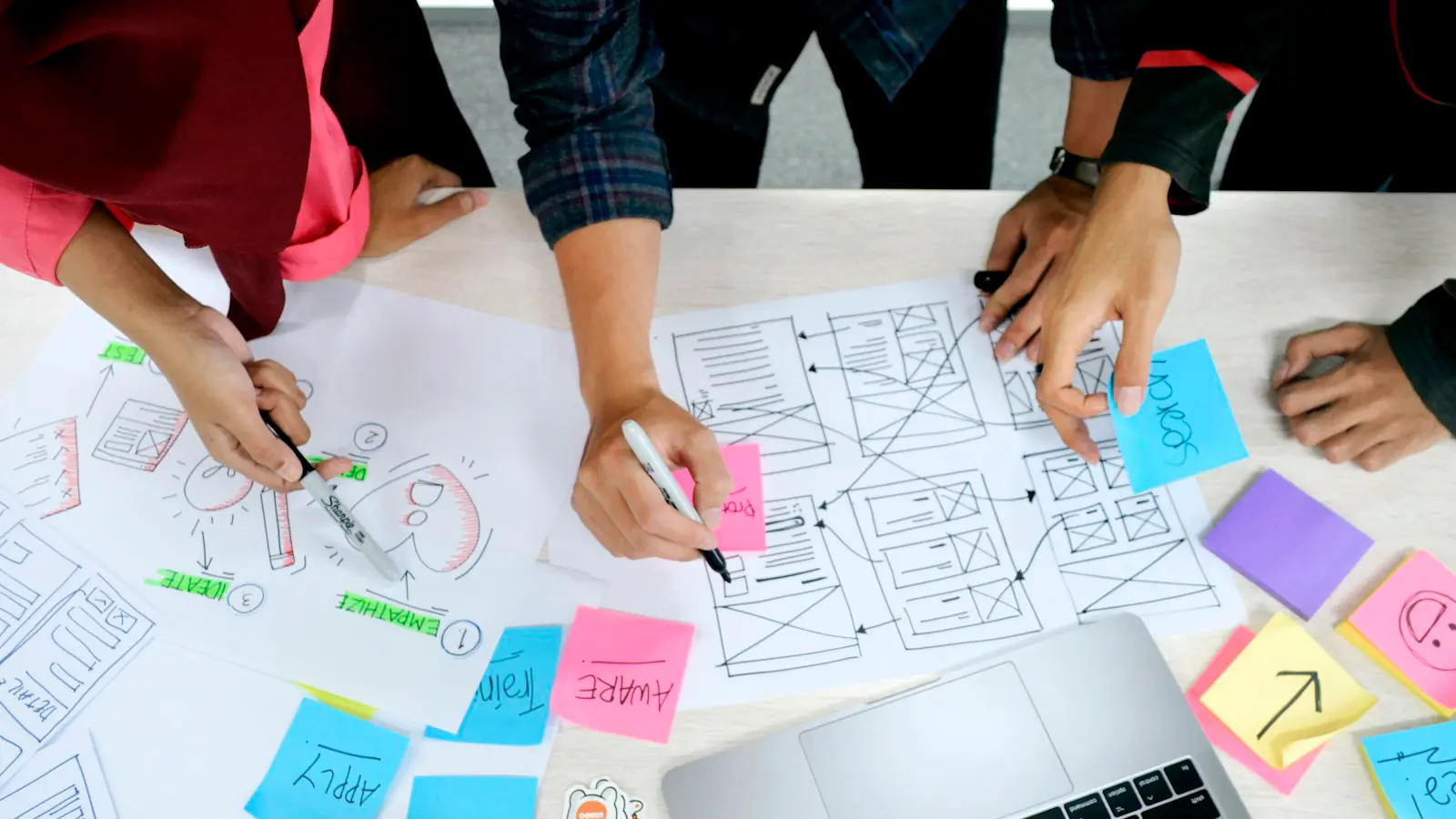 sales funnel Perth — person writing on white paper